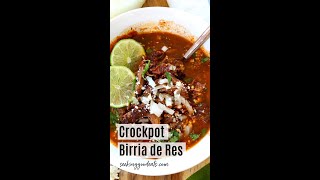 Crockpot Birria Recipe with Beef  shorts [upl. by Ximenez]