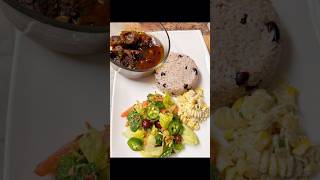 Sunday Dinner oxtail dinnerideas food foodie subscribe riceandpeas oxtails jamaicanstyle [upl. by Garlan]