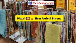 Chennai Silks Diwali New Arrival Fancy Silk Sarees Tussar Silk amp Semi Silk Sarees Combo Offers [upl. by Abehs]