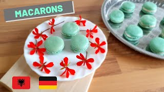 Makarons receta shqip  Macarons selber machen [upl. by Camila]