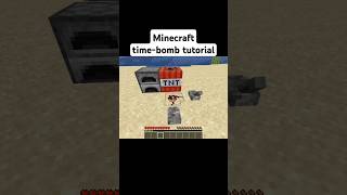 Minecraft time bomb tutorial shorts youtube minecraft timebomb tnt tutorial minecrafttnt [upl. by Iene]