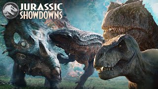 Jurassic Showdowns Most Intense Dinosaur Battles [upl. by Bleier608]