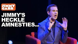 Jimmys Heckle Amnesties  Jimmy Carr [upl. by Merat223]