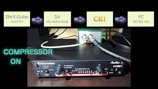 Rocktron CE1 vs ART Levelar Compressor DEMO EGuitar [upl. by Lokim]