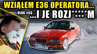 Wziąłem E36 operatora i je rozjem xD  drift Transitem V8  vlog 53 [upl. by Vandyke697]