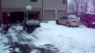 2007 Yamaha Rhino 660 With Warn Plow reviewMOV [upl. by Hagerman]