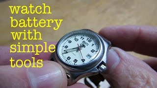 How to Save Money ● Replace Watch Battery with Simple Tools [upl. by Quill]