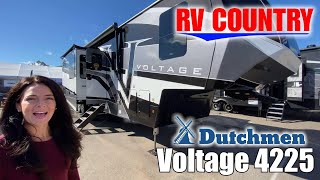 Dutchmen RVVoltage4225  by RV Country of Fresno CA Mesa AZ Fife WA Mt Vernon WA Coburg OR L [upl. by Mulry]