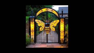 Garden gate designs  entrance with animal pictures Dotassociates youtube gardens [upl. by Eidde333]