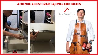 Aprende a despiezar cajones con rieles [upl. by Edmondo471]