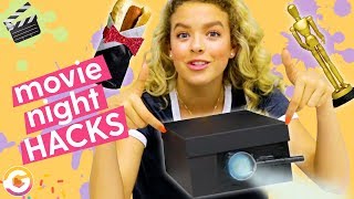 Fun Activities for Kids at Home  Movie Night Hacks DIY Phone Projector DIY Oscar Statue [upl. by Aihsinyt97]