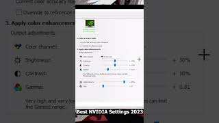 Best NVIDIA Settings 2023 [upl. by Rowland]