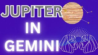 Jupiter in Gemini Your Path to Infinite Curiosity ♃ ♊️ [upl. by Drofhsa]