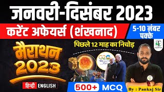 January to December Current Affairs 2023  Complete 1 Year Marathon Current Affairs  Crazy Gk Trick [upl. by Ivanah]