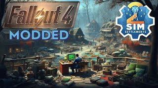 FALLOUT 4  MODDED  SIM SETTLEMENTS 2  PART 5  PC ULTRAWIDE TWITCH LIVESTREAM HD [upl. by Anitnuahs574]