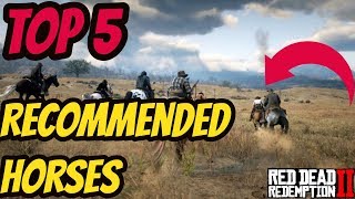 Red Dead Redemption 2 Top 5 Recommended Breeds [upl. by Ives]