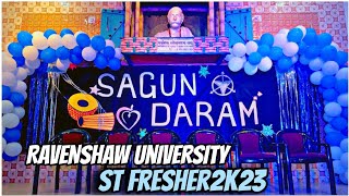 Ravenshaw University ST Freshers 2k23😍Sagun Daram 🙏💗vlog ravenshawuniversity santali [upl. by Lacee999]