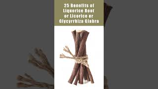 Benefits of Liquorice Liquorice licorice Glycyrrhizaglabra Liquoriceroot [upl. by Derreg]