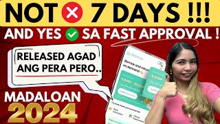 ❌️NOT 7 DAYS ANYMORE MABILIS MAG RELEASED NG PERA  LOAN APP 2024  MADALOAN OKAY NA UTANGAN [upl. by Mot291]