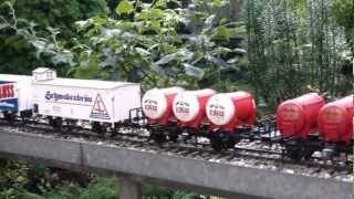 ASTER Live steam SBB Eb35 with beer trainwmv [upl. by Ray]