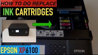 Epson XP 6100 Ink Cartridge Replacement Video [upl. by Silsby]