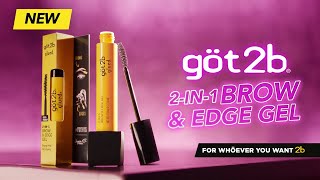 Sculpt shape and define with new göt2b 2in1 Brow amp Edge Gel [upl. by Ennaesor80]