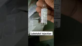 Best injection for high BP in emergency  Labetalol injection [upl. by Nishi]