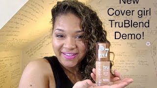 New CoverGirl TruBlend Foundation Demo [upl. by Scott952]