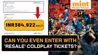 Can You Enter The Coldplay Concert With Resale Tickets  BookMyShow Warns Against Ticket Scalping [upl. by Nylla]