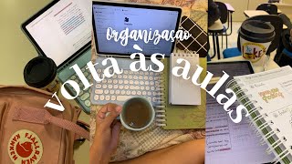 Como se preparar para o volta às aulas  dicas  Planner Google drive Notion [upl. by Leakcim]