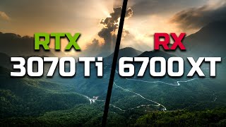 RTX 3070 Ti vs RX 6700 XT  Test in 9 Games [upl. by Eelam]