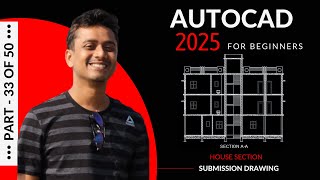 AutoCAD Tutorial for Civil Engineers  Making a simple floor plan in AutoCAD  AutoCAD 2025 [upl. by Birdella]