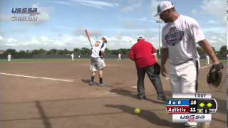 2013 USSSA B World Series  BampB vs Adiktiv [upl. by Nerual465]