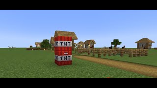 Minecraft  TNT Village [upl. by Kcorb]