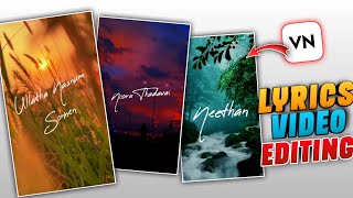 Instagram trending Lyrics video editing Tamil  VN video editor Tamil  Lyrics video editing Tamil [upl. by Labina588]