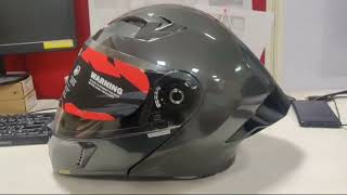 Steelbird Sba20 Helmet Visor Change Video  How to Change Sba 20 Helmet Visor [upl. by Brig]