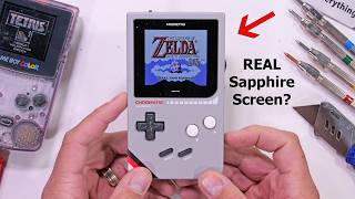 THE GAME BOY COLOR IS BACK  with a Sapphire Screen [upl. by Nirel]