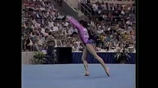 AA 1987 Alamo City Championships Julissa Gomez FX [upl. by Juliano]