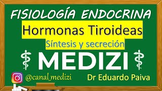 Fisiología Endocrina  Hormonas Tiroideas T3 T4  Síntesis Secreción Parte 13 IGdoctorpaiva [upl. by Dao]