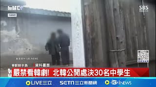 戕害人權 北韓處決30名看韓劇中學生 徹底斬除對敵我意識不清的份子｜【國際焦點】20240713｜三立新聞台 [upl. by Rivera]