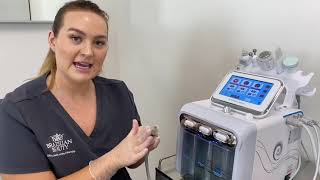 6 in 1 H2O2 Small Bubble Microdermabrasion Machine Treatment Procedure [upl. by Waylan]