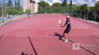 Paolo Scorzoni tennis video recruiting [upl. by Jovita552]