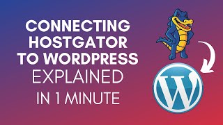 How To Connect HostGator To WordPress 2024 [upl. by Waers246]