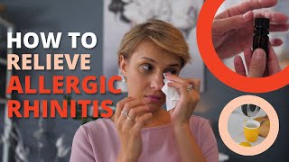 How to treat allergic rhinitis naturally Home treatments for allergic rhinitis Firstaid [upl. by Ecnarf]