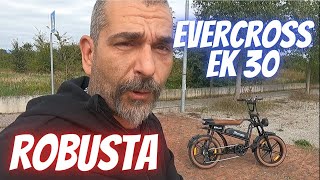 Bici Evercross EK30 Pedalata Assistita per Camper Van [upl. by Mcgill]