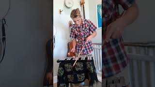 VIOLIN BOW ON XYLOPHONE SOUNDS CRAZY Performed by Roper Brothers Music music violin unreal [upl. by Enidlareg984]