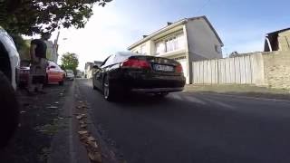 BMW 330d e92 dpf  muffler delete cutom exhaust sound [upl. by Lamrert]