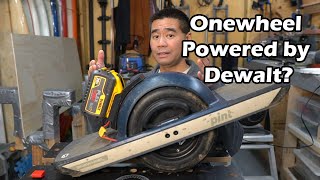 Onewheel Pint Battery Upgrade  with DeWalt Flexvolt [upl. by Oruasi]