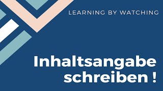 Inhaltsangabe schreiben [upl. by Admana]