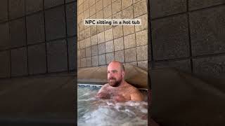 NPC sitting in hot tub shorts npc bethesda skyrim oblivion fallout [upl. by Anders]